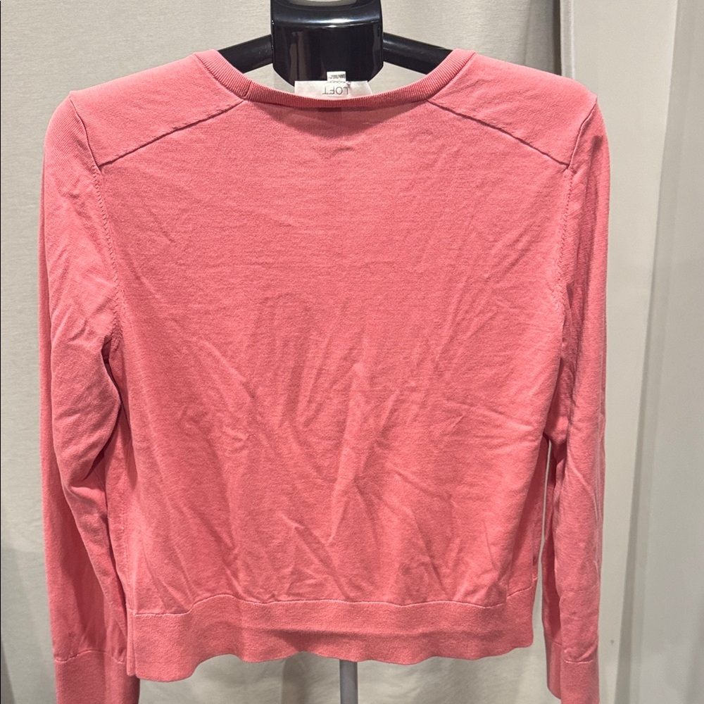 Pink Button-Up Cardigan - Picture 4 of 5